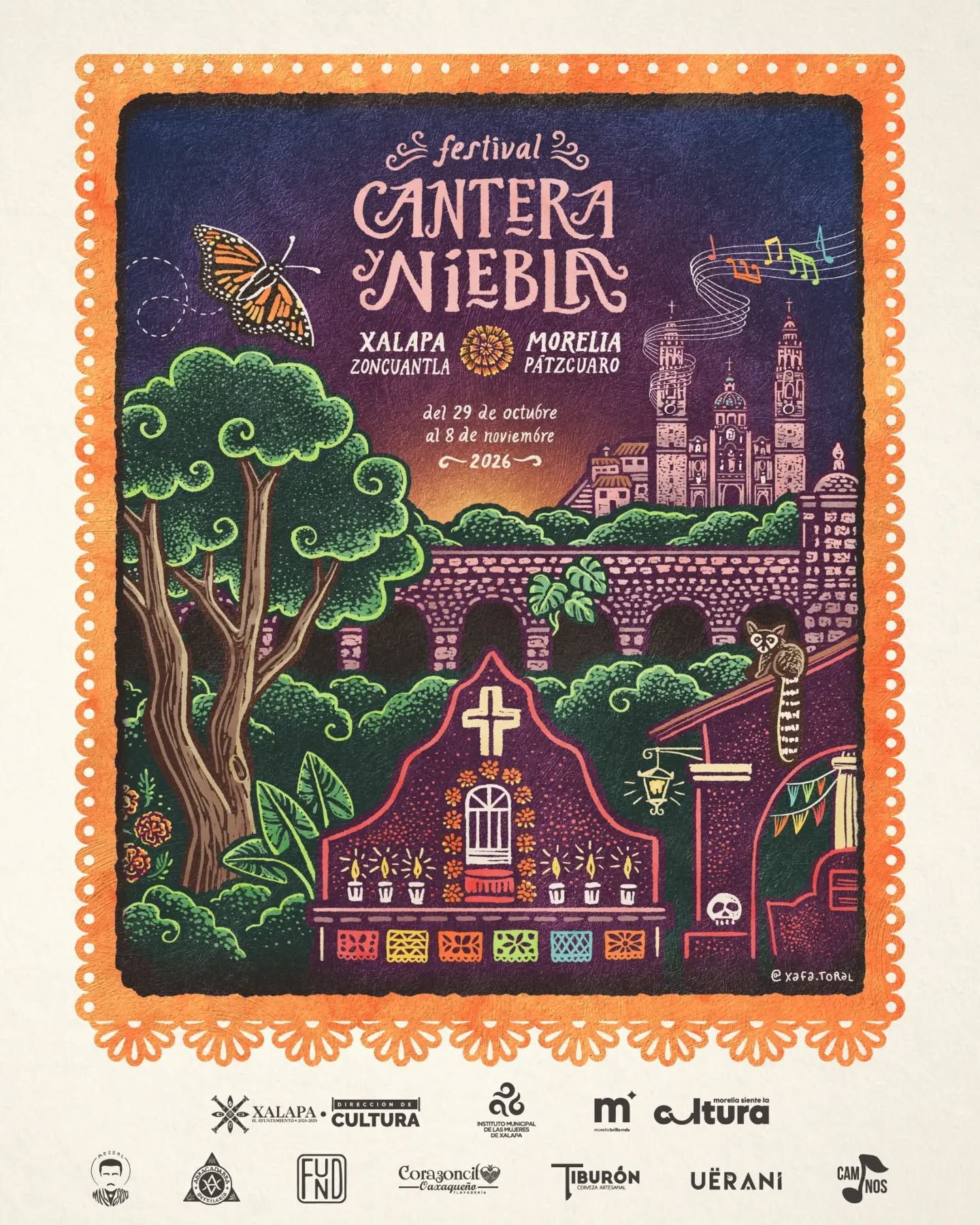 Cartel del Festival Cantera y Niebla